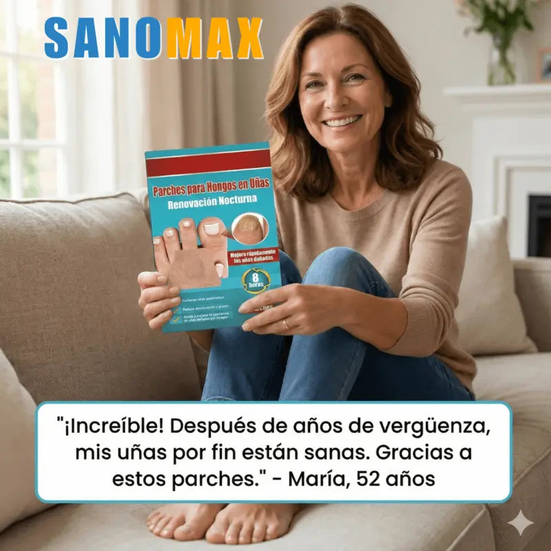 SanoMax - Parches Para Uñas con Hongos