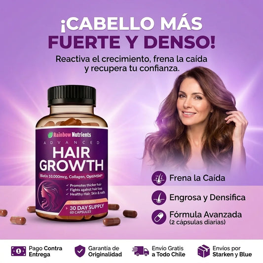 HAIR GROWTH - TRATAMIENTO PARA FRENAR LA CAIDA DEL CABELLO