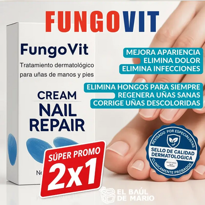 FungoVit - Crema AntiHongos de Uñas