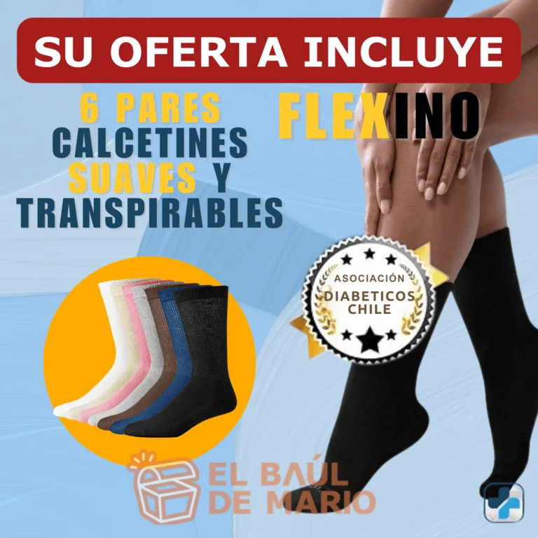 Flexino - Pack de Calcetines Para Diabéticos