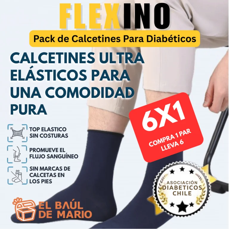 Flexino - Pack de Calcetines Para Diabéticos
