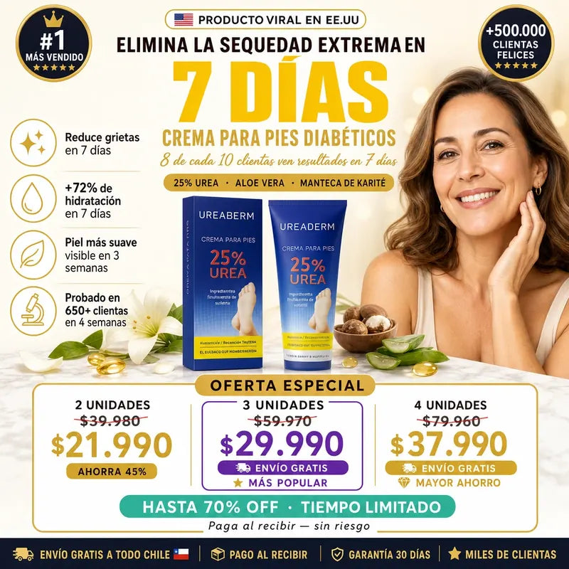UreaDerm - Cuidado de Pies Diabetico